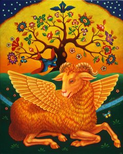 The Ram with the Golden Fleece, 2011 (oljer og tempera på panel)