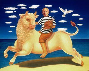 Yo Picasso, 2003 (olje og tempera på panel)