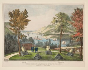 The Hudson, fra West Point. Begrunnelse for U.S. Military Academy