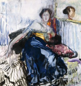 Liggende kvinne av Frances Hodgkins