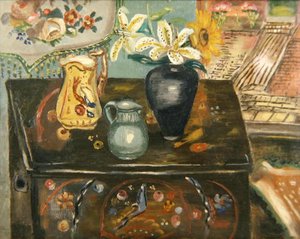 The Painted Chest (olje på panel)