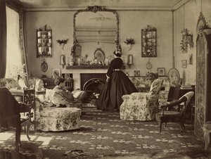 Interiør av rommet, ca. 1862. av Frances Jocelyn