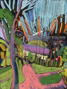 Millennium Dome fra Greenwich Park av Frances Treanor