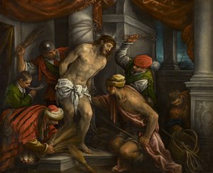 The Scourging of Christ, ca 1580-1585 (olje på lerret)