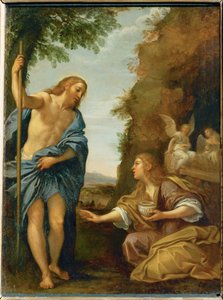 Kristus og Magdalena ... av Francesco Albani