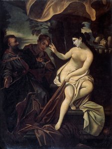 Susanna og de eldste. av Francesco Albani