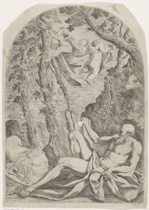 Den hellige Jerome av Francesco Amato
