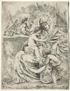 Den hellige familie av Francesco Amato