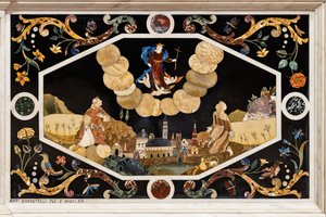 Madonnaen fra Monte Berico vises for Vincenza Pasini, detalj