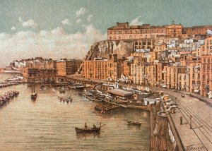 Distriktet Saint Lucia, i Napoli