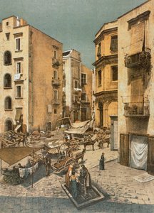 Utsikt over Almo-plassen i Napoli