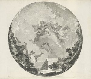 Marias antagelse av Francesco Bartolozzi (attributed to)