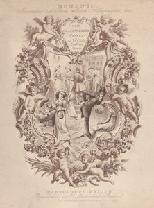 Annonse for Memento, Inventions Exhibition, South Kensington, 1885, ca. 1885. av Francesco Bartolozzi