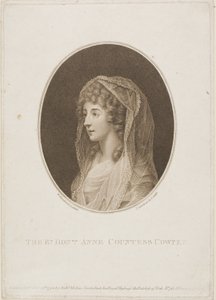 Anne grevinne Cowper av Francesco Bartolozzi