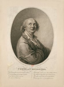Grev Alessandro di Cagliostro 1743-1795. av Francesco Bartolozzi