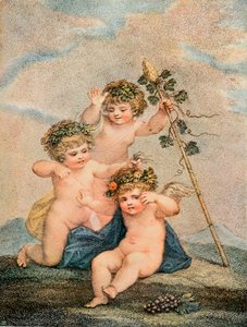 Cupids, c1700-tallet av Francesco Bartolozzi