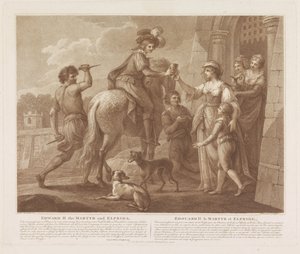 Edward II av Martelaar i Elfrida Martyren Edward II og Elfrida (tittel på objekt) Edward II, martyren og Elfriede (tittel på objekt) av Francesco Bartolozzi