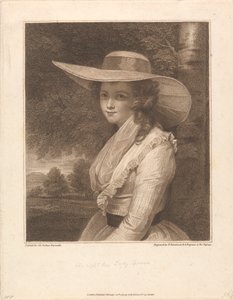 Lavinia, grevinne Spencer, visgrevinne Althorp av Francesco Bartolozzi