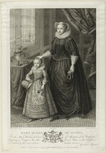 Mary Queen of Scots av Francesco Bartolozzi
