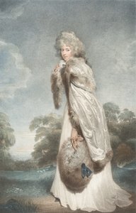 Frøken Elizabeth Farren, grevinne av Derby, 1792., 1792. av Francesco Bartolozzi