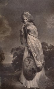Frøken Elizabeth Farren, deretter grevinne av Derby, c1792 1894 av Francesco Bartolozzi