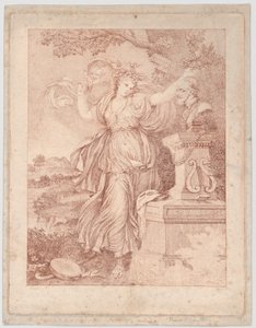 Fru Abington som Thalia, 1783. av Francesco Bartolozzi