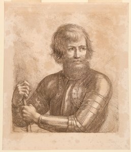 Kriger med en truncheon av Francesco Bartolozzi