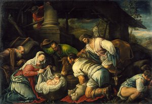 Hyrdenes tilbedelse, ca. 1585-1590
