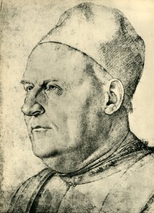 Portrett av en venetiansk senator, 1487, 1943.