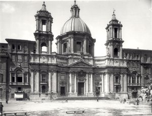 Sant Agnese kirke, 1653-57 av Francesco Borromini