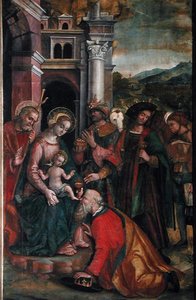Adoration of the Magi, 1517 (se 211851) av Francesco Casella