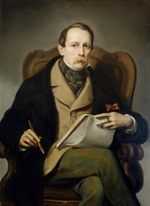 Selvportrett, av Francis Coghetti (1802-1875)