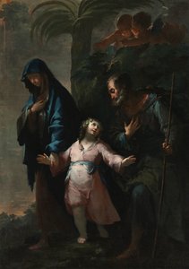 Gå tilbake til Nasaret, 1735. av Francesco Conti