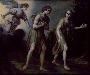 Utdrivelsen av Adam og Eva fra paradiset av Francesco Curradi