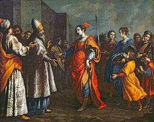 Judiths triumf, ca. 1620-30 av Francesco Curradi