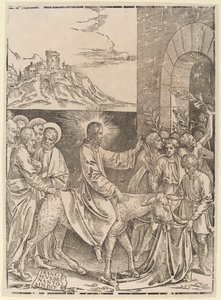 Kristi inntog i Jerusalem av Francesco Denanto