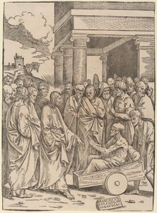 Oppreisningen av Lasarus av Francesco Denanto