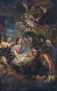 Tilbedelse av hyrdene av Francesco Fabbrica