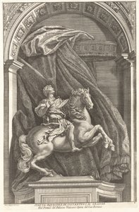 Statue av Konstantin, 1704-1742. av Francesco Faraone Aquila