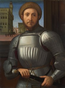 Portrett av en mann i rustning, ca. 1510