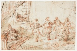 Harem-scene av Francesco Guardi