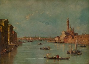 Øya San Giorgio, Venezia, c1770, 1938 av Francesco Guardi