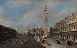 Markusplassen, Venezia av Francesco Guardi