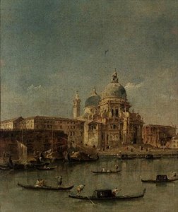 Venezia, Santa Maria della Salute av Francesco Guardi