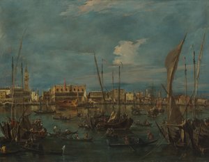 Venezia fra San Marco-bassenget, ca. 1765. av Francesco Guardi
