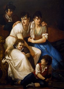 Familie portrett av Francesco Hayez