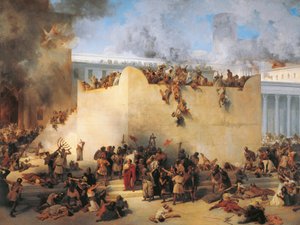 Italia, Lombard, ødeleggelse av Jerusalems tempel