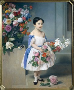 Portrett av grevinne Antonietta Negroni Prati Morosini, av Francesco Hayez av Francesco Hayez