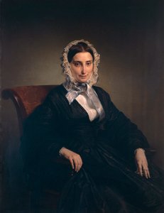 Portrett av Teresa Borri (andre kone til Alessandro Manzoni) av Francesco Hayez (1791-1882) av Francesco Hayez