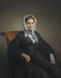 Portrett av Teresa Manzoni Borri Trykk av Francesco Hayez